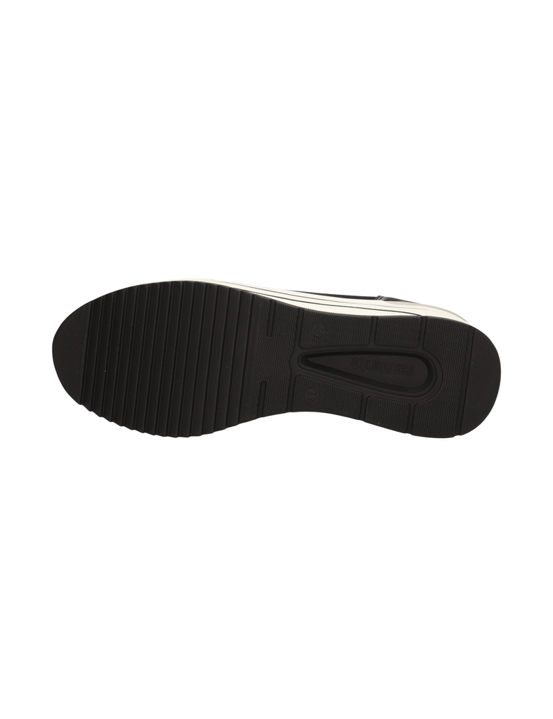 Remonte-Textil-Slipper-sportiv-schwarz