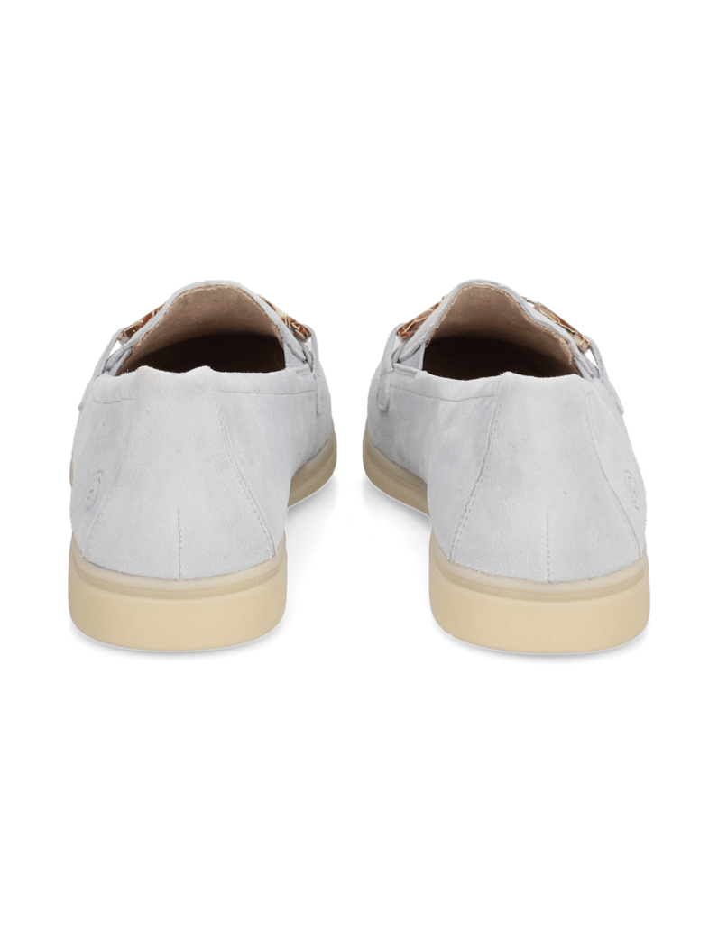 Remonte-Veloursleder-Slipper-beige