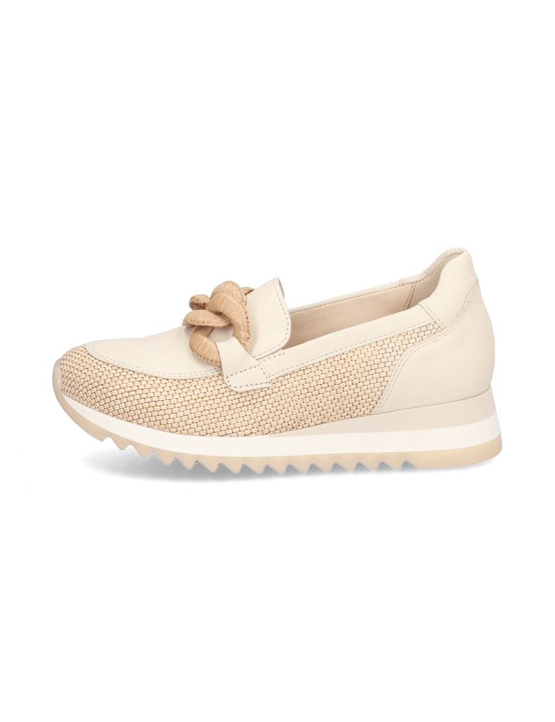 Gabor-Glattleder-Slipper-beige
