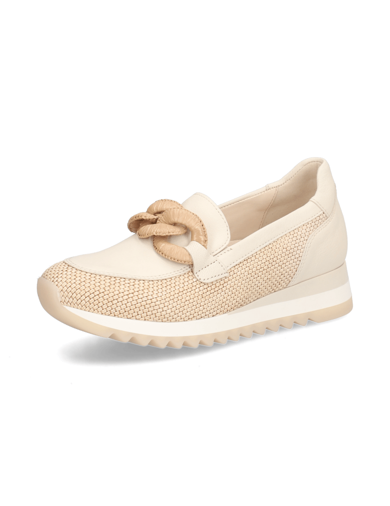 Gabor-Glattleder-Slipper-beige