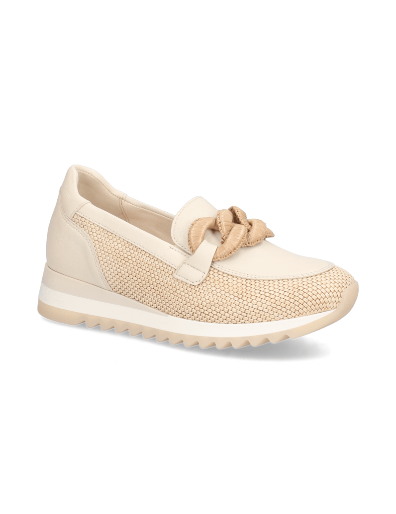 Gabor-Glattleder-Slipper-beige