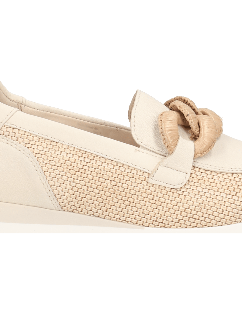 Gabor-Glattleder-Slipper-beige