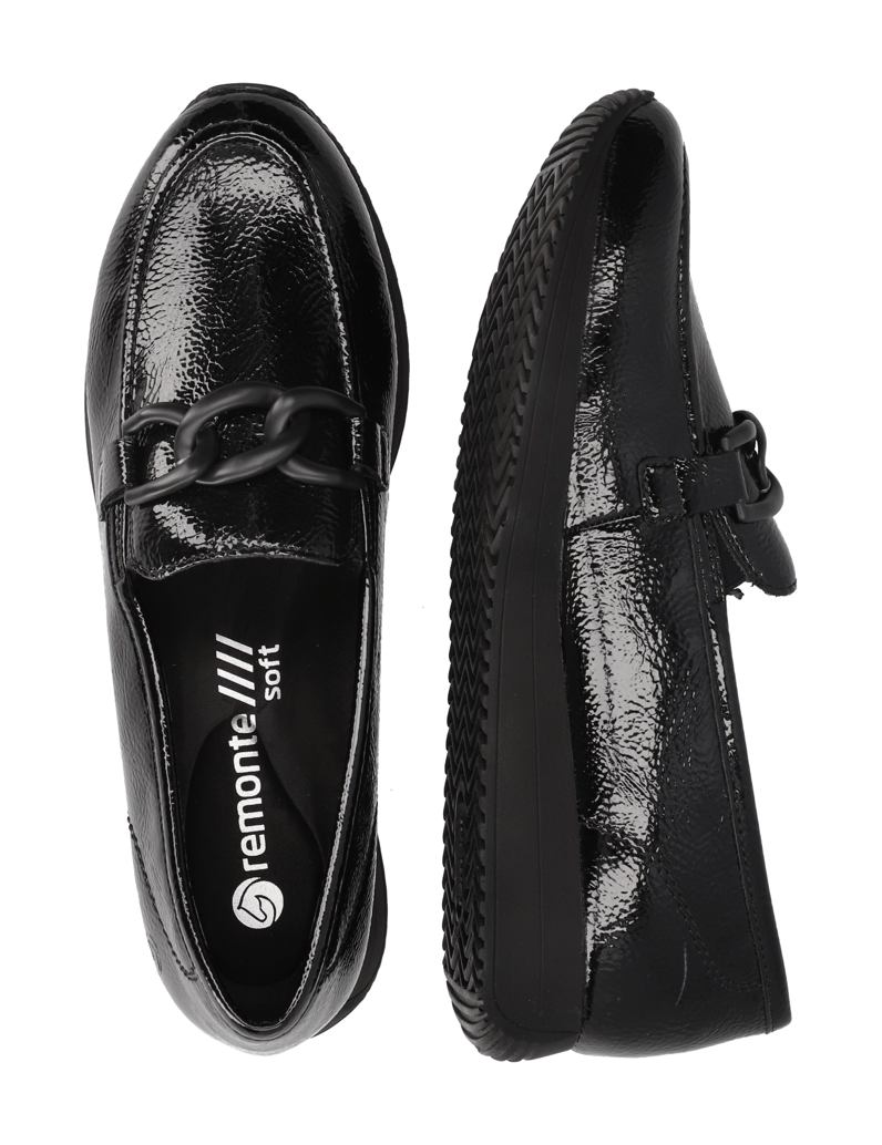 Remonte-Slipper-schwarz