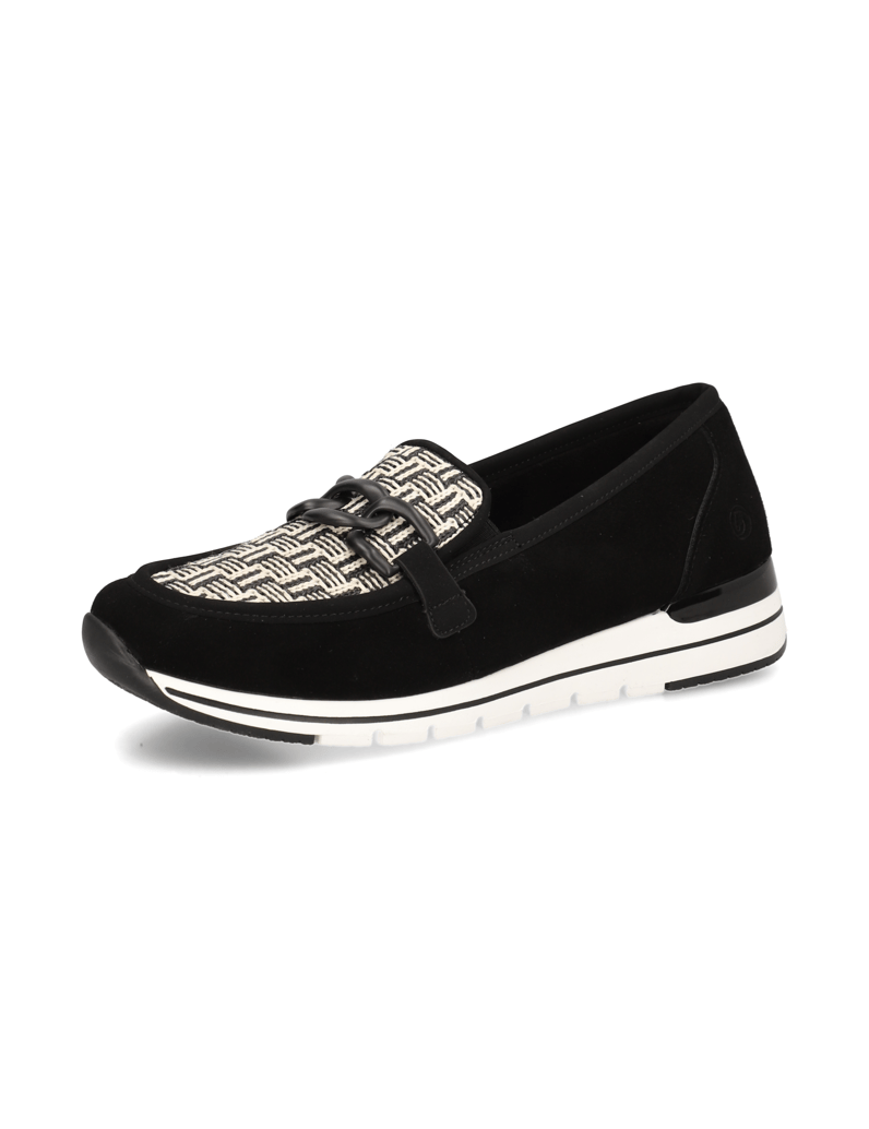 Remonte-Slipper-schwarz