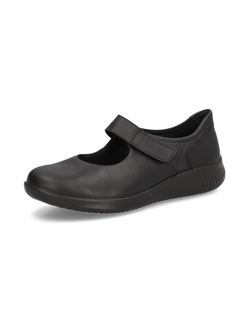 Jomos-Glattleder-Ballerina-schwarz