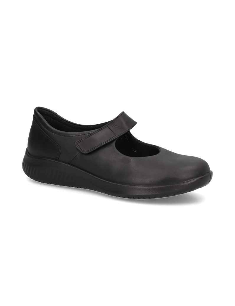 Jomos-Glattleder-Ballerina-schwarz