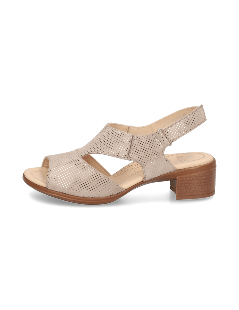 Ara-Veloursleder-Sandale-beige