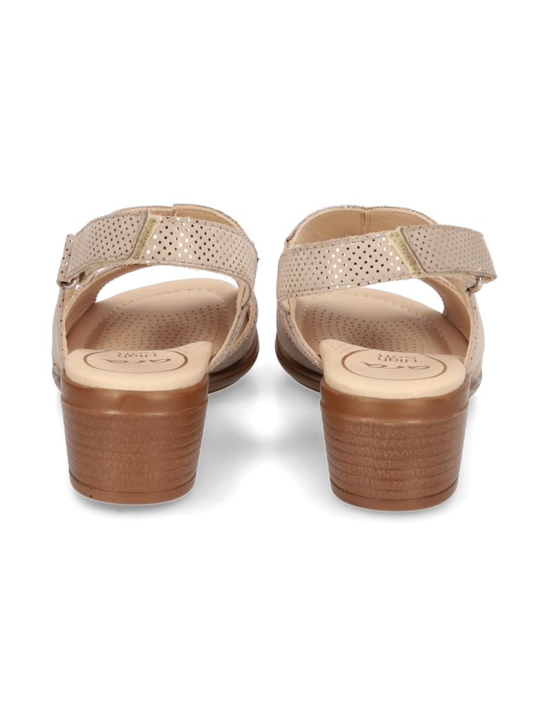 Ara-Veloursleder-Sandale-beige