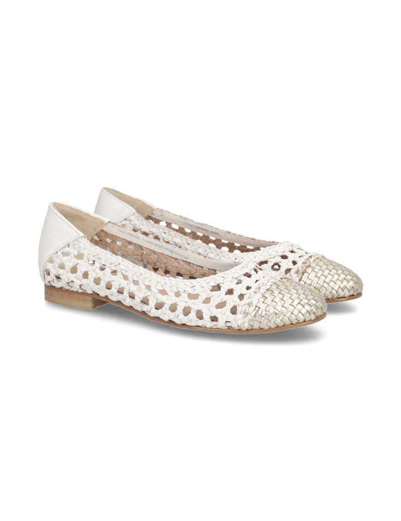 Lazzarini-Glattleder-Ballerina-weiss