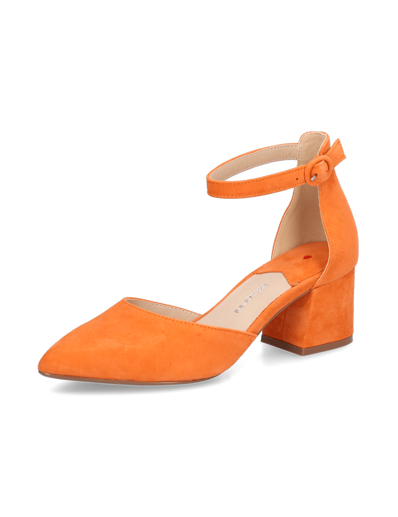 Lazzarini-Veloursleder-Pumps-orange