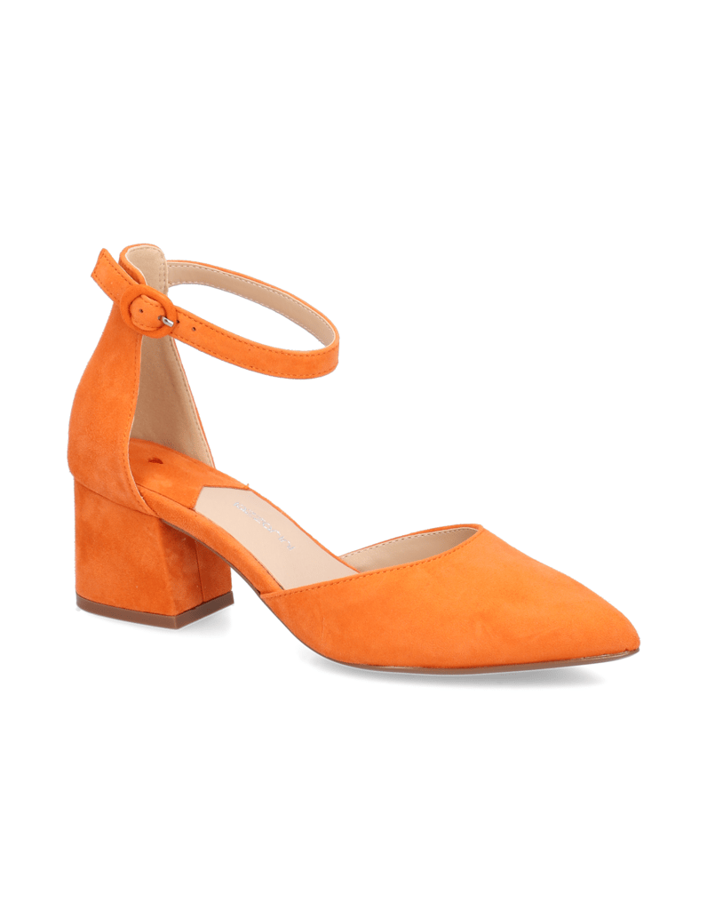 Lazzarini-Veloursleder-Pumps-orange