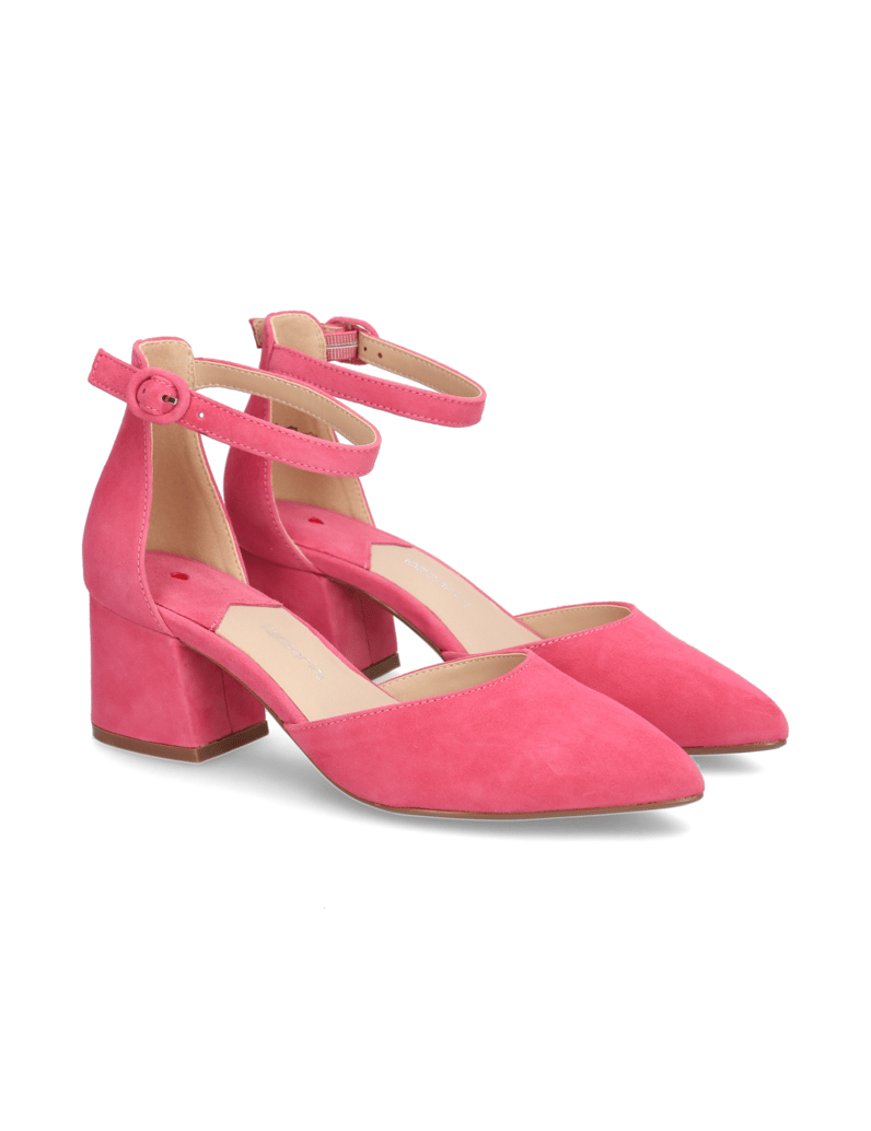 Lazzarini-Veloursleder-Pumps-orange