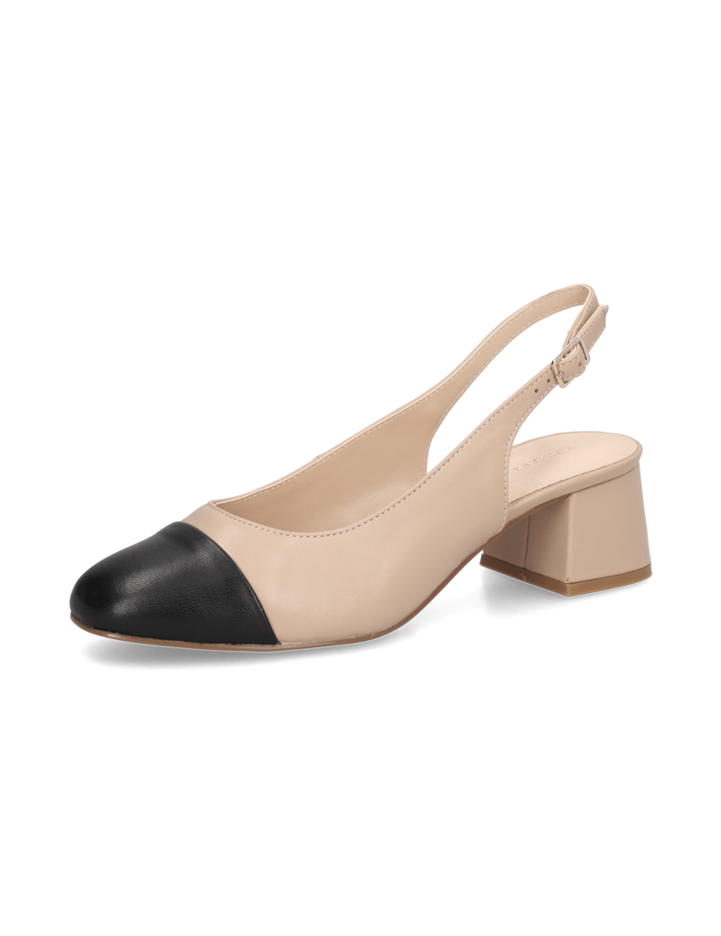 Lazzarini-Glattleder-Slingpumps-beige