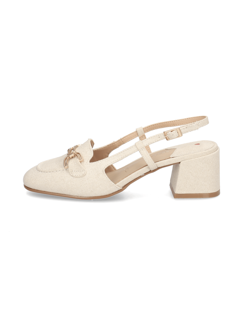 Lazzarini-Textil-Slingpumps-beige