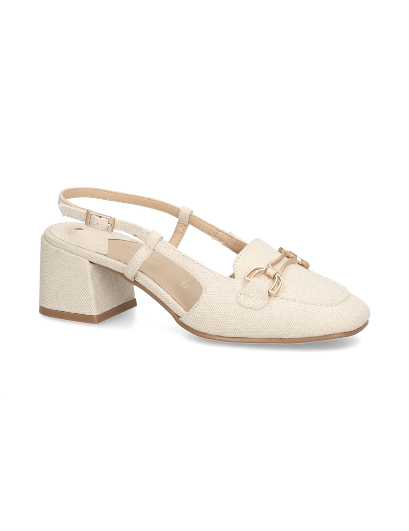 Lazzarini-Textil-Slingpumps-beige
