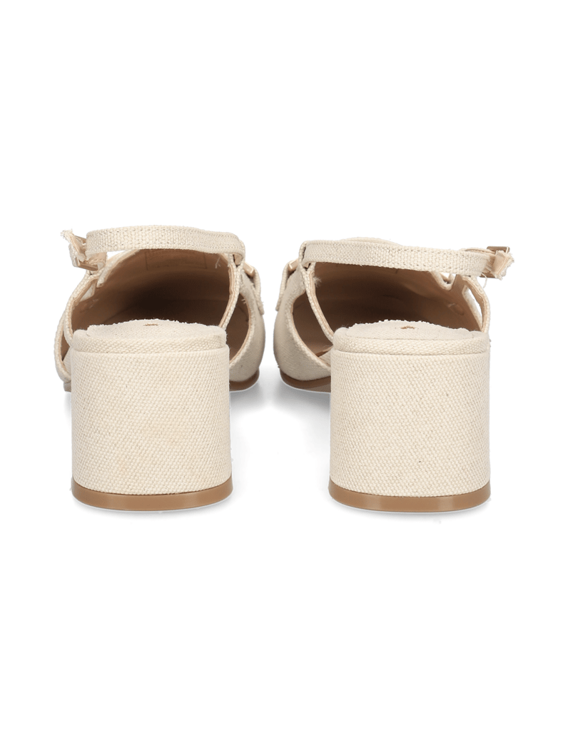 Lazzarini-Textil-Slingpumps-beige