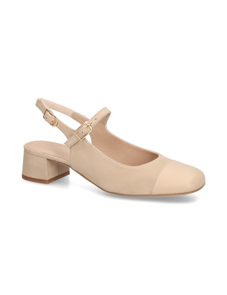 Unisa-Glattleder-Slingpumps-beige