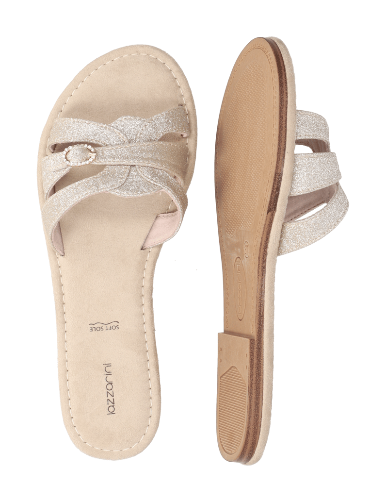 Lazzarini-Textil-Pantoffel-gold