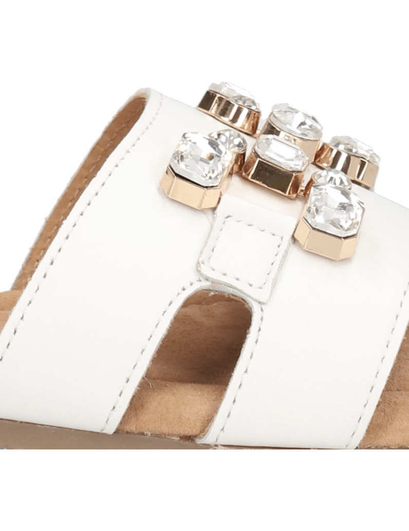 Lazzarini-Glattleder-Pantoffel-weiss