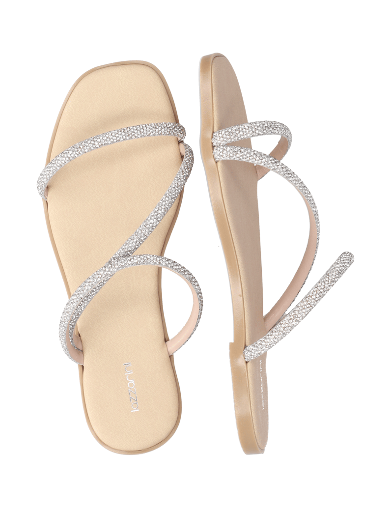 Lazzarini-Pantoffel-silber