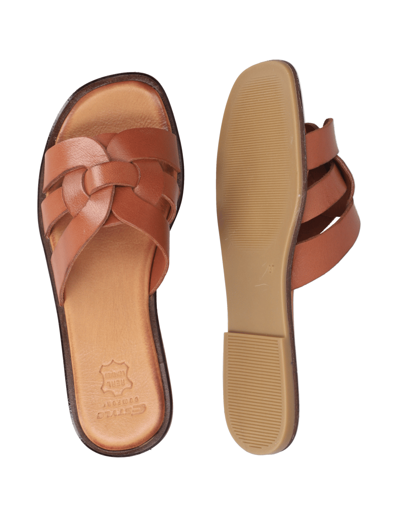 Estyle-Pantoffel-braun
