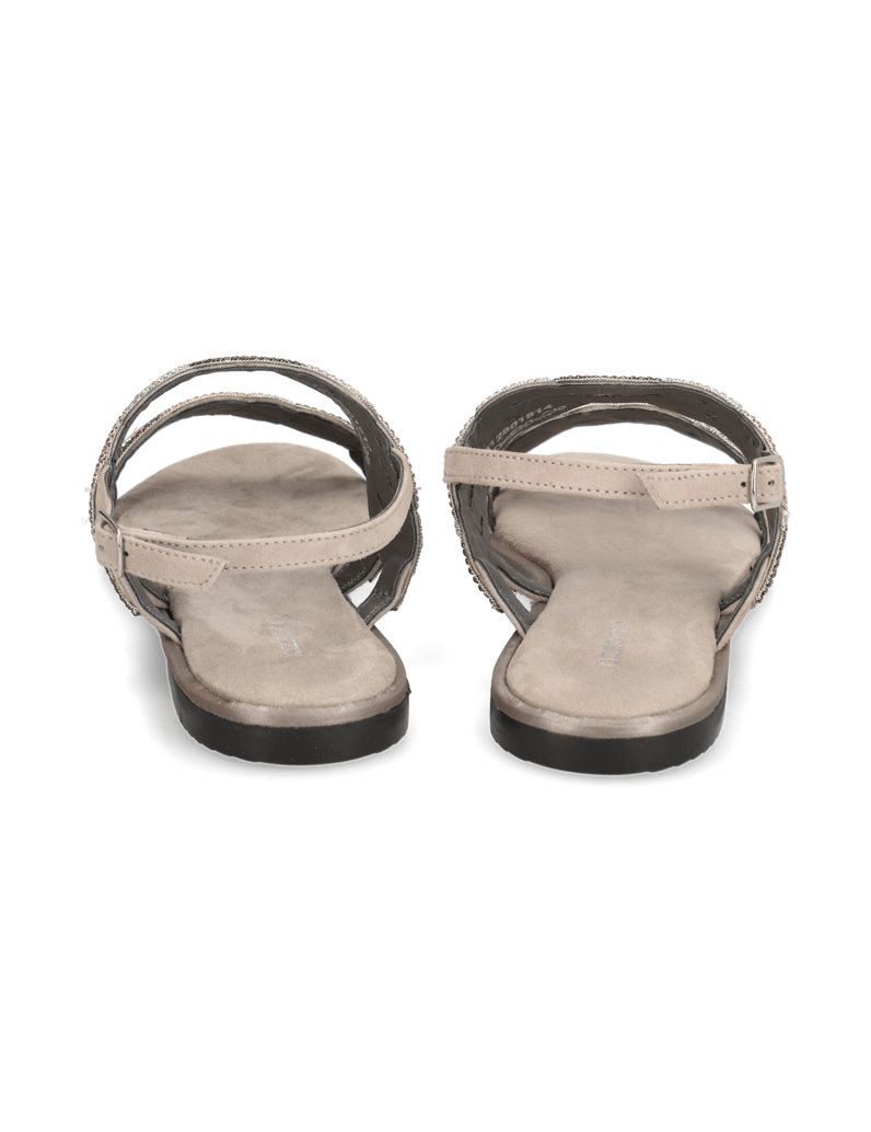 Lazzarini-Veloursleder-Sandale-grau