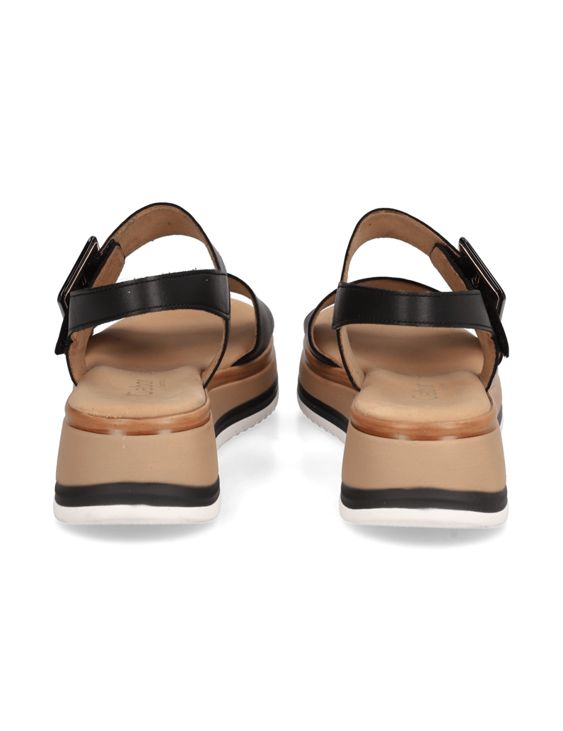 Gabor-Glattleder-Sandale-schwarz