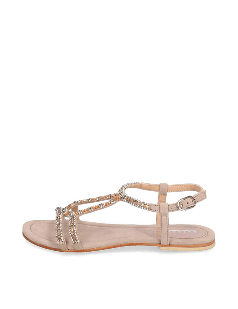 Lazzarini-Veloursleder-Sandale