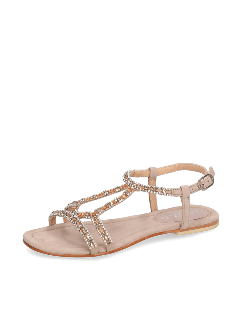 Lazzarini-Veloursleder-Sandale