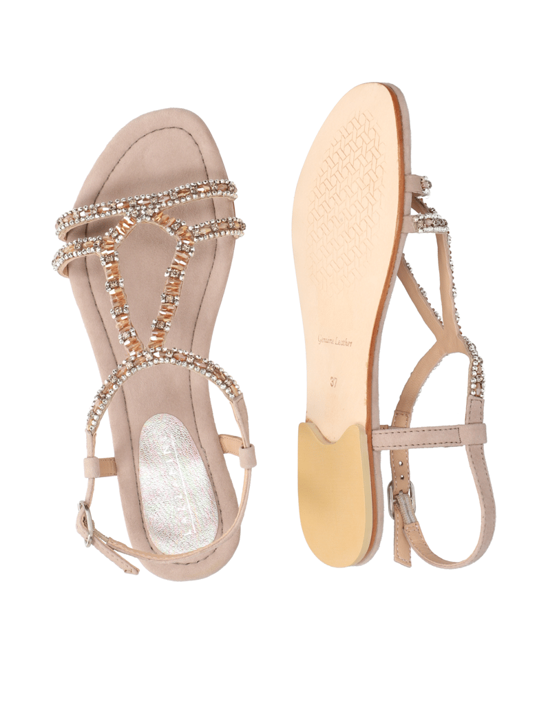 Lazzarini-Veloursleder-Sandale