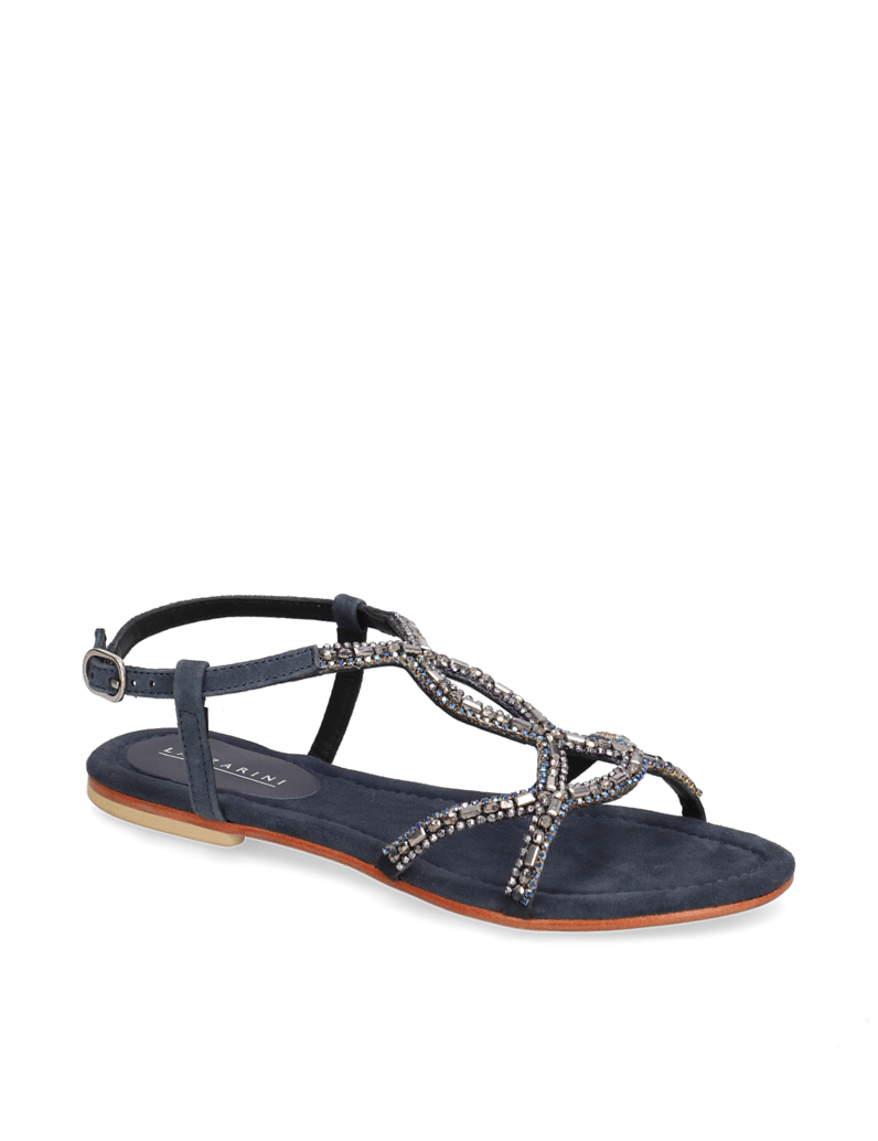 Lazzarini-Veloursleder-Sandale