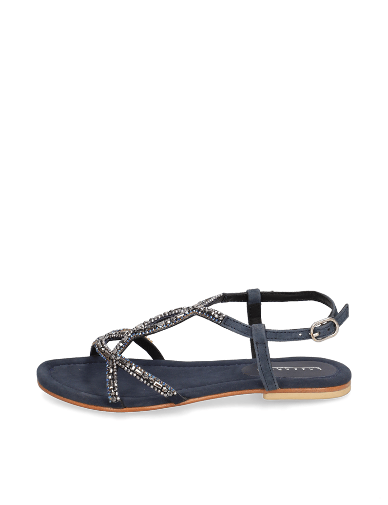 Lazzarini-Veloursleder-Sandale