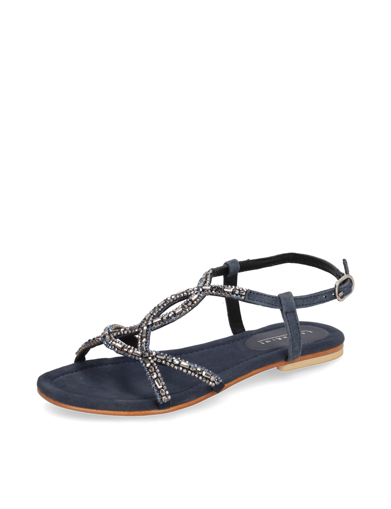 Lazzarini-Veloursleder-Sandale