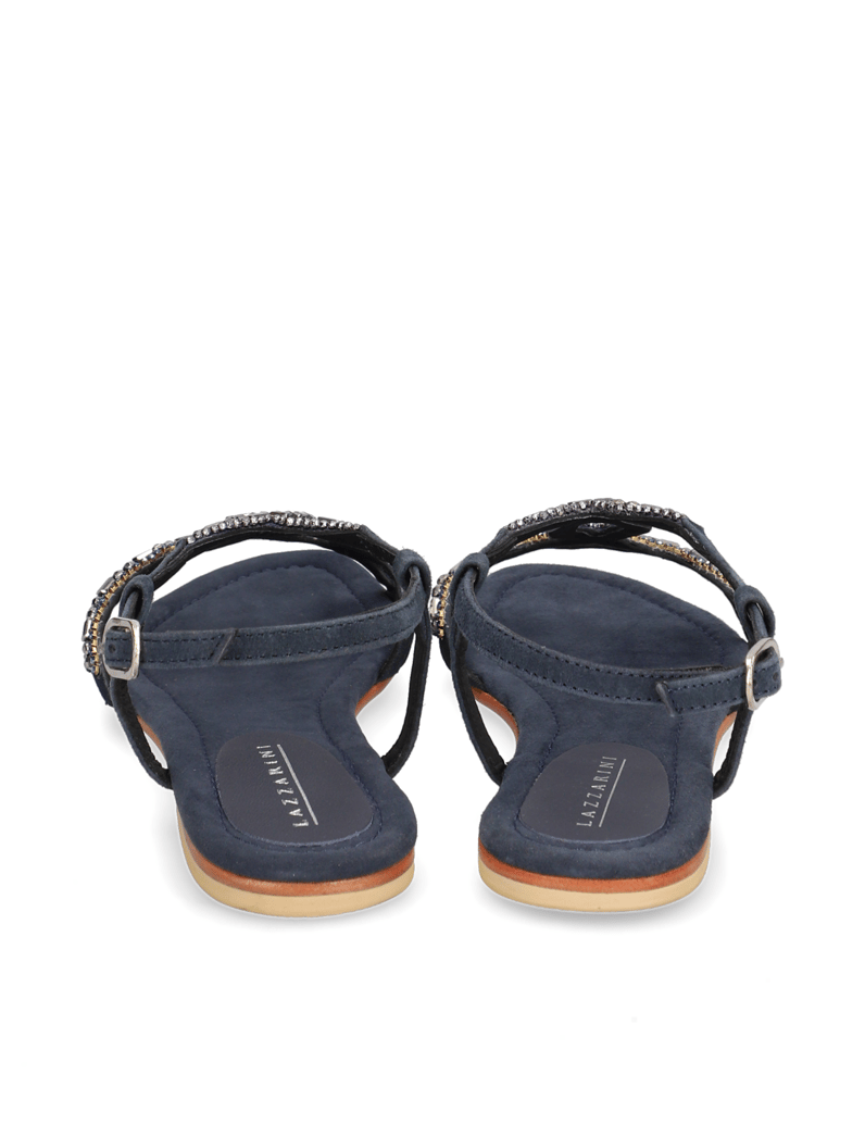 Lazzarini-Veloursleder-Sandale