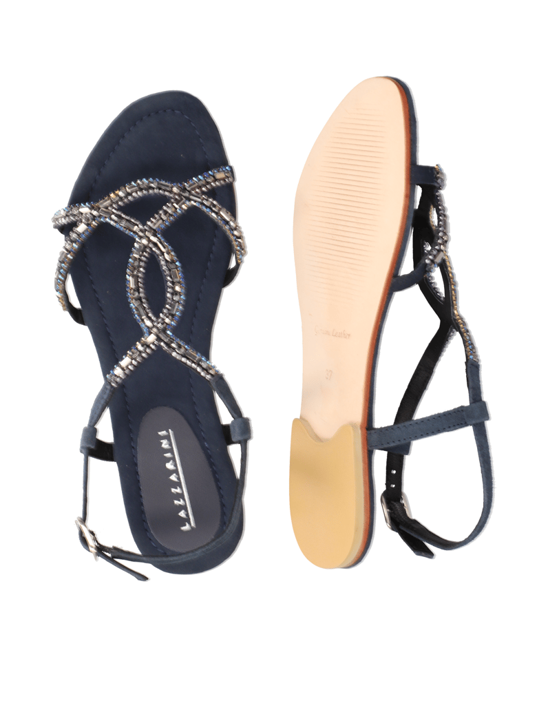 Lazzarini-Veloursleder-Sandale