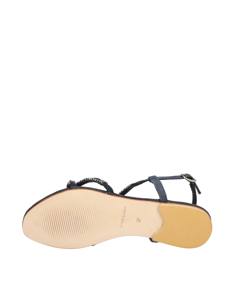 Lazzarini-Veloursleder-Sandale