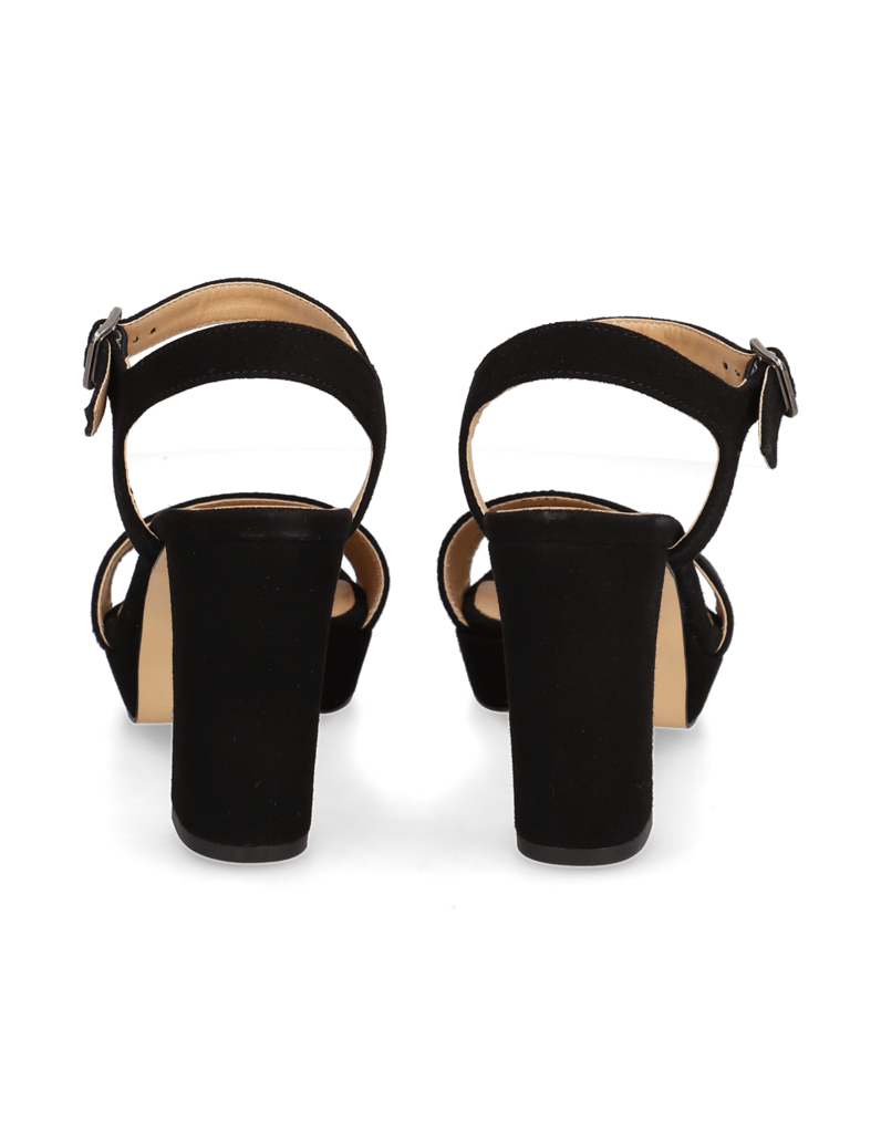 Lazzarini-Veloursleder-Sandale-schwarz