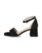 Lazzarini&nbsp;Veloursleder Sandale&nbsp;schwarz