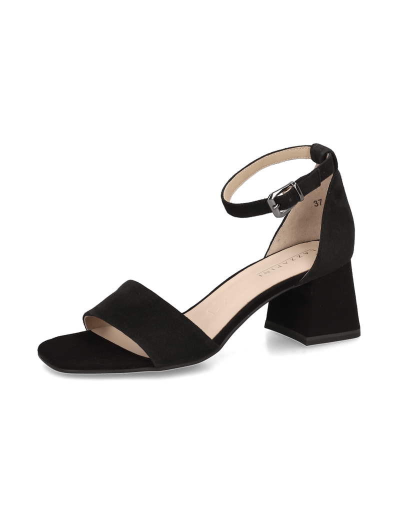 Lazzarini-Veloursleder-Sandale-schwarz