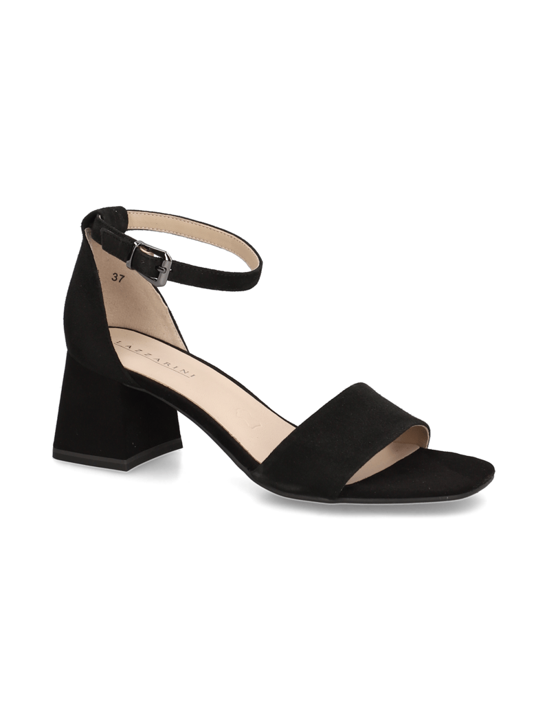 Lazzarini-Veloursleder-Sandale-schwarz