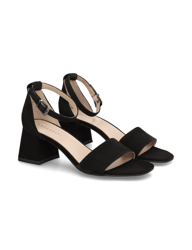 Lazzarini-Veloursleder-Sandale-schwarz