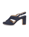 Lazzarini Veloursleder Sandale blau
