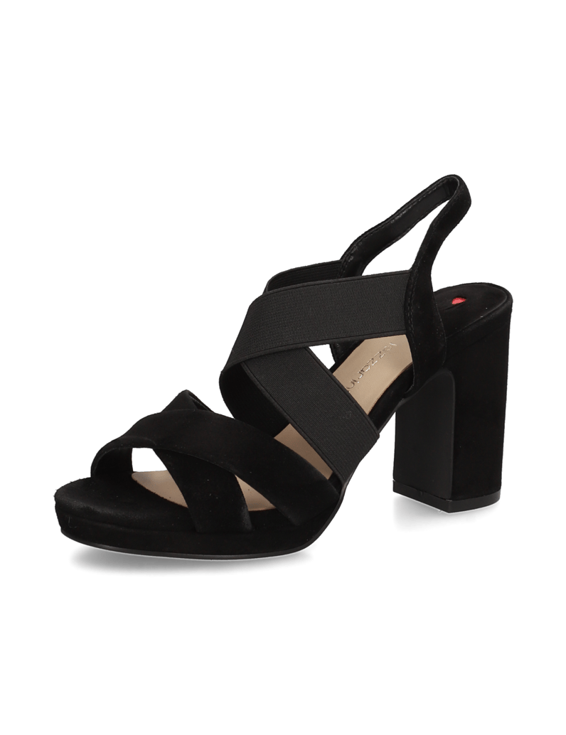 Lazzarini-Veloursleder-Sandale-schwarz