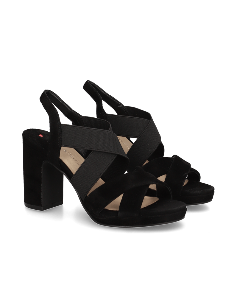 Lazzarini-Veloursleder-Sandale-schwarz