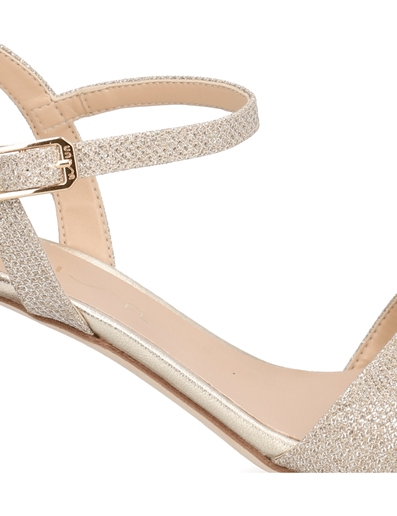 Unisa-Textil-Sandale-silber