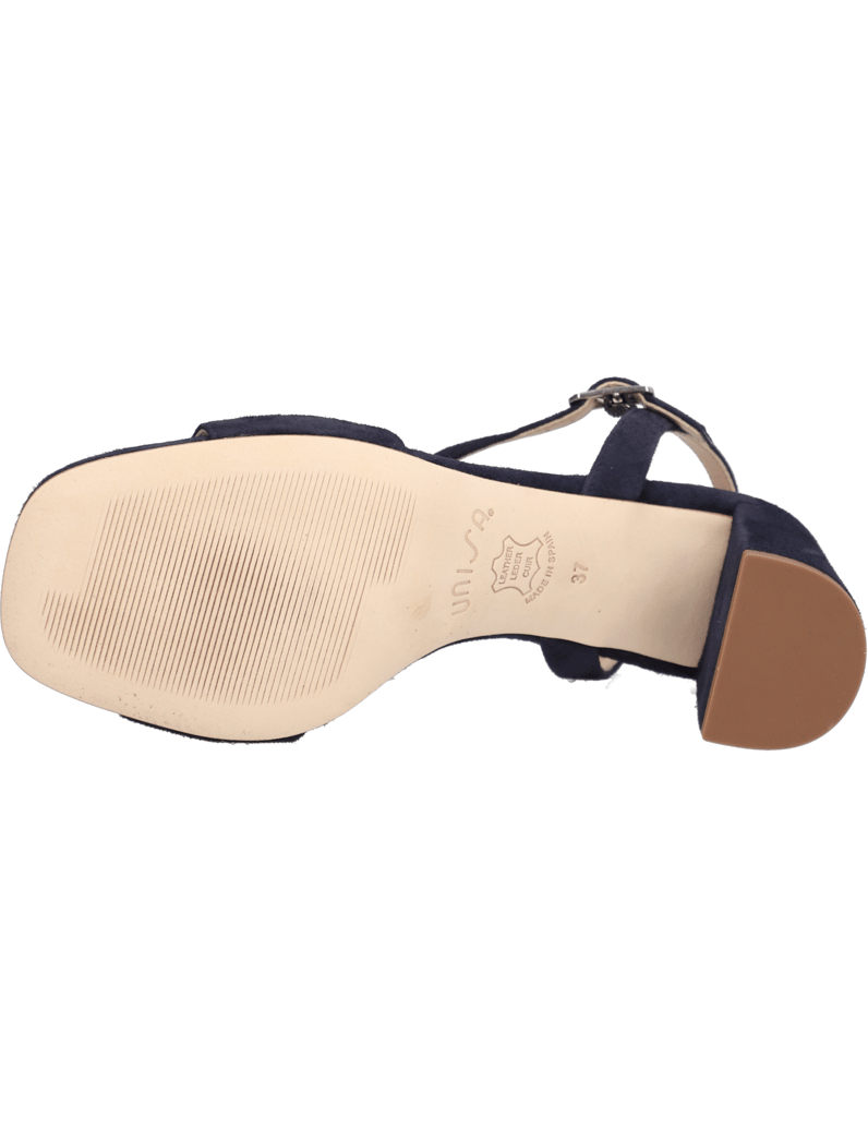 Unisa-Veloursleder-Sandale-weiss