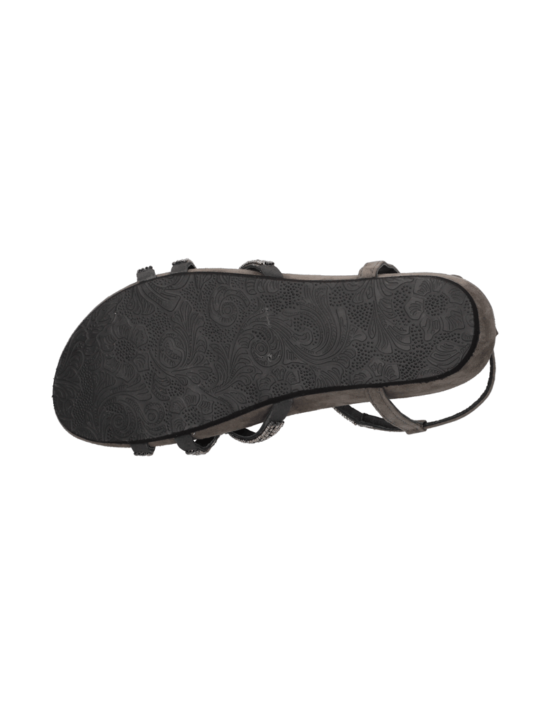 Lazzarini-Veloursleder-Sandale-grau