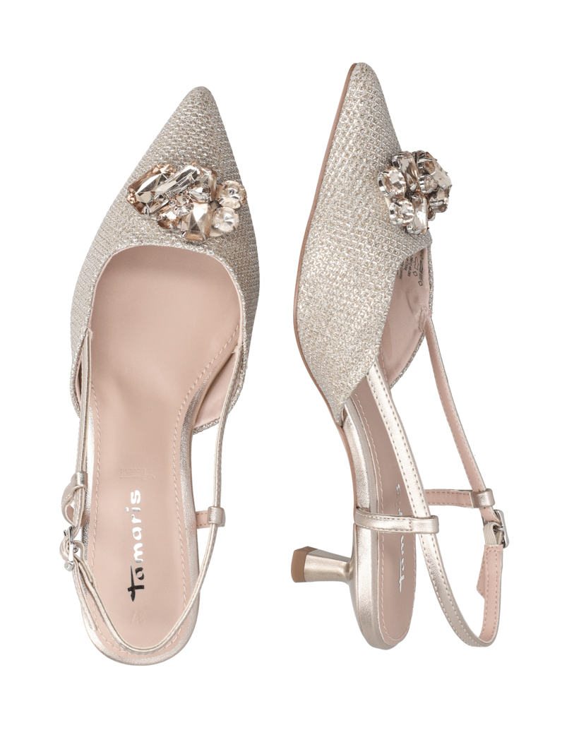 TAMARIS-Slingpumps-beige