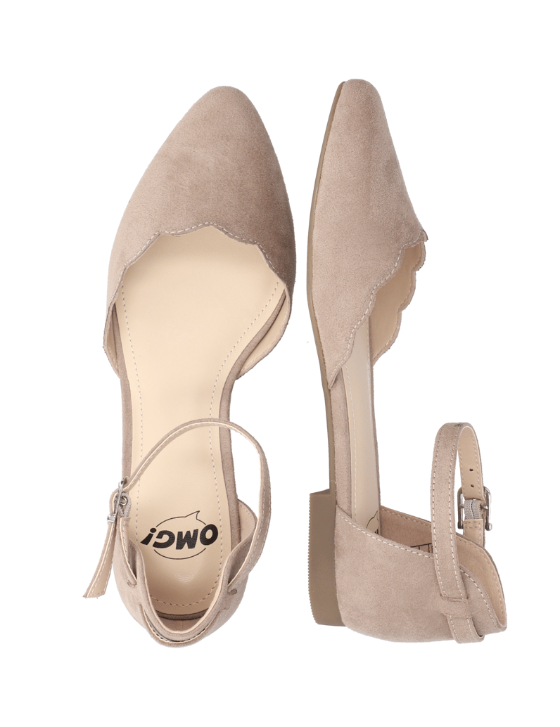 OMG!-Textil-Ballerina-beige