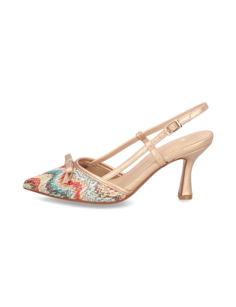 OMG!-Textil-Slingpumps-beige